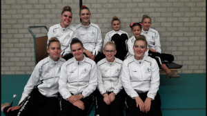 vlnr: Kirsten, Verena, Demi, Eveliene, Rianne, Mireille, Isa, Rachel en Mayke vlnr: Kirsten, Verena, Demi, Eveliene, Rianne, Mireille, Isa, Rachel en Mayke